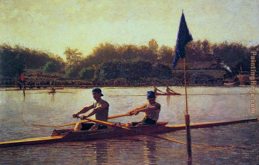 The Biglin Brothers Turning the Stake painting - Thomas Eakins The Biglin Brothers Turning the Stake art painting